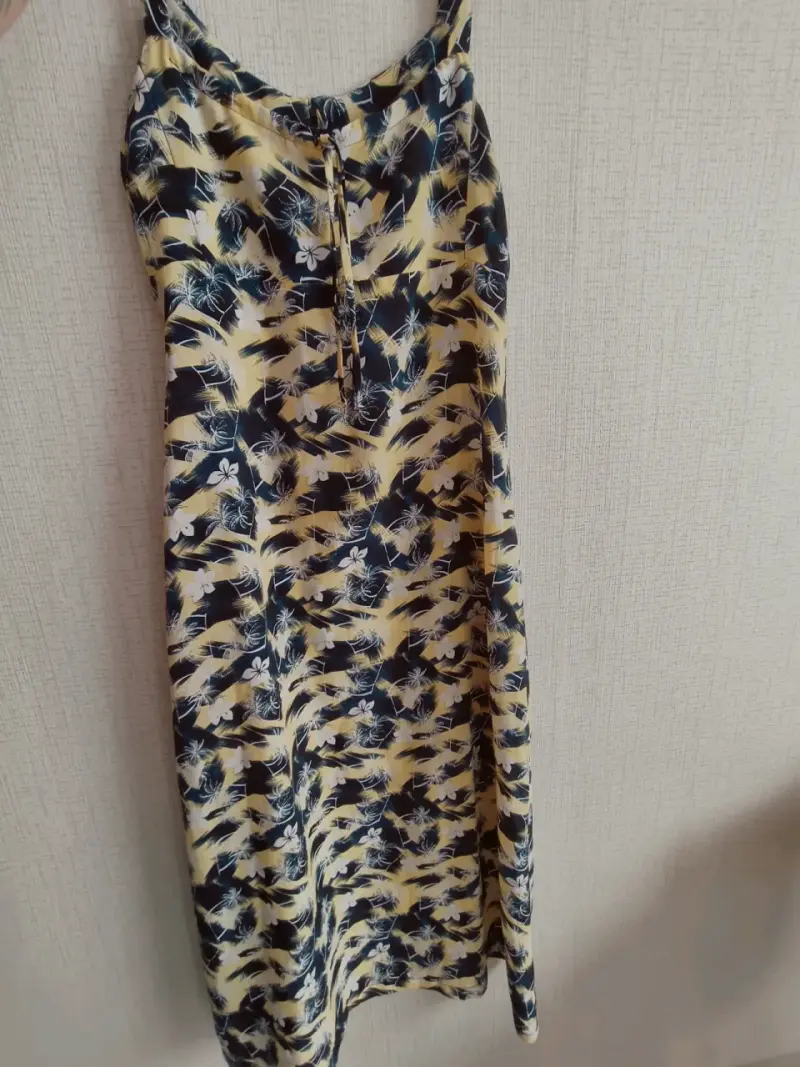 Vestido largo estampado floral para mujer