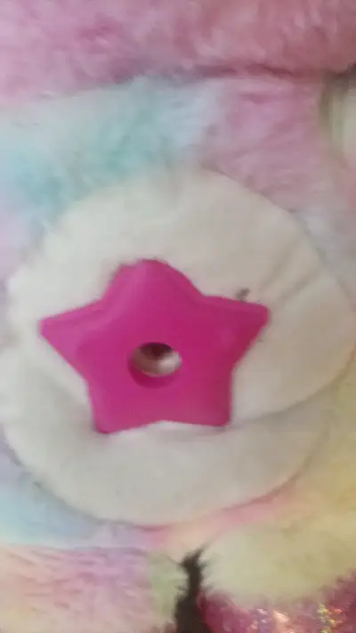 Peluche unicornio multicolor con estrella - miniatura 4