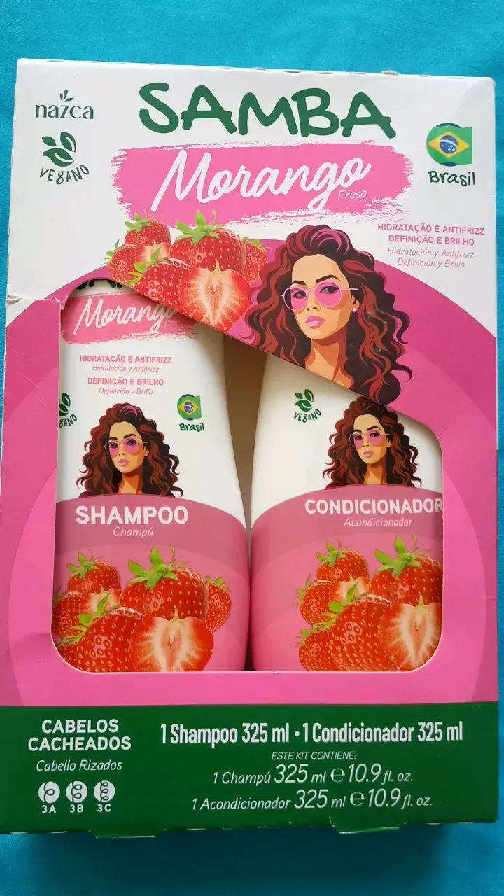 Set de Champú y Acondicionador Nazca Samba Morango