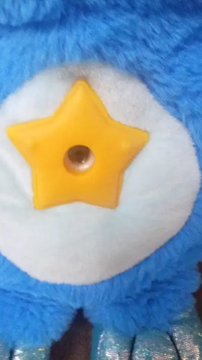 Peluche azul con estrella amarilla espanta cuco - miniatura 2