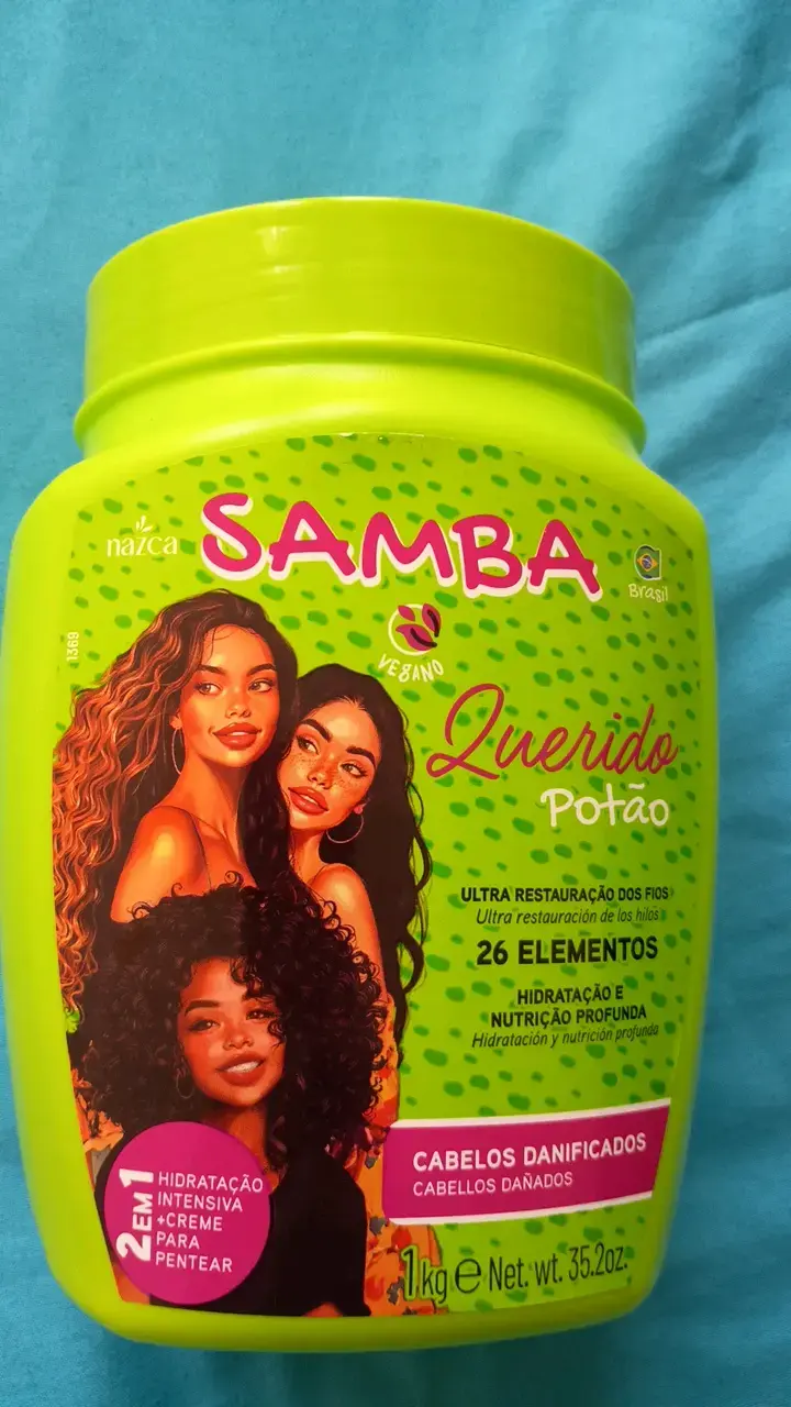 Crema para cabello dañado Nazca Samba 1kg