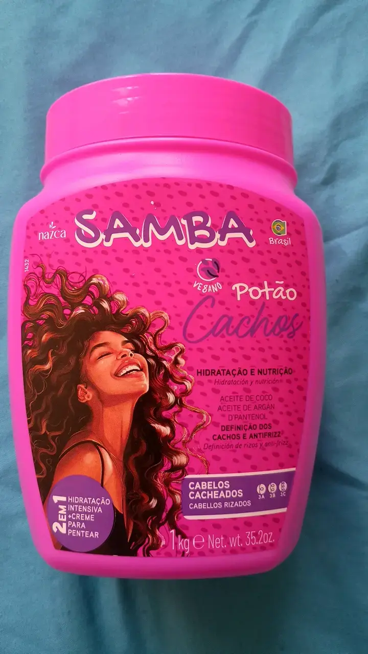Crema Hidratante Nazca Samba Potão Cachos 1kg
