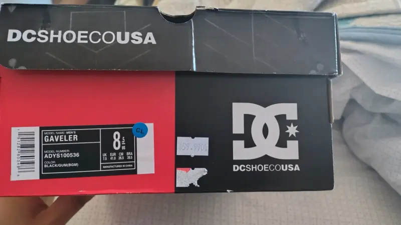 Zapatillas DC Shoes Gaveler Negra (41) - 4