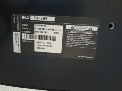 Televisor LG 55 pulgadas modelo 55LF6500 - miniatura 2