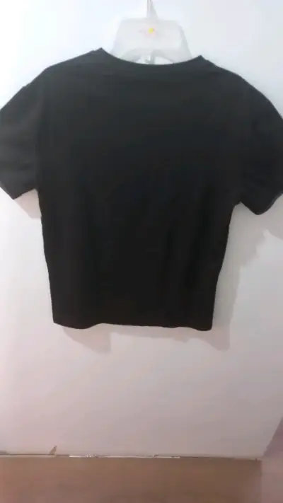 Polera negra Trophimus de algodón - miniatura 4