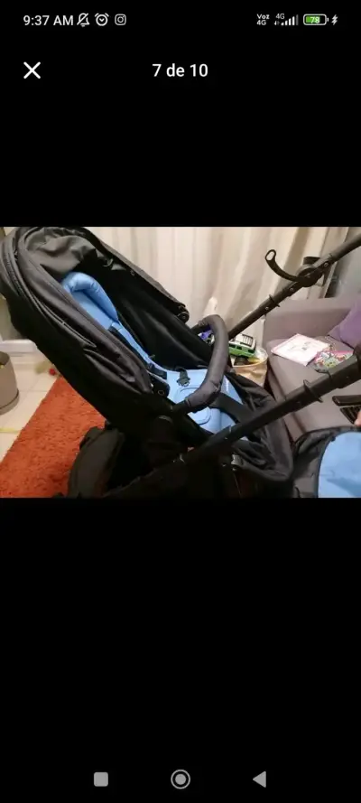 Silla de Auto Bebesit Azul con Base - miniatura 5