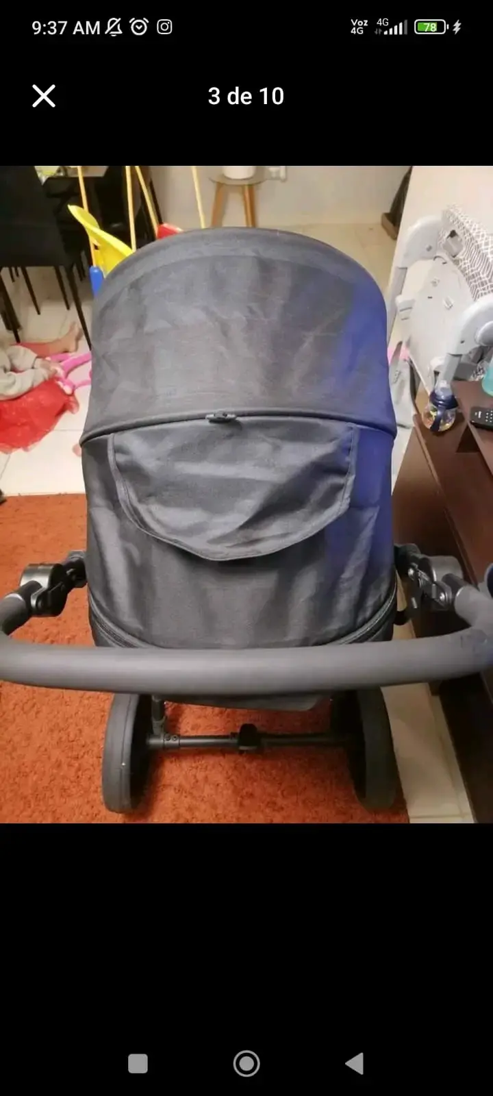 Silla de Auto Bebesit Azul con Base - 6