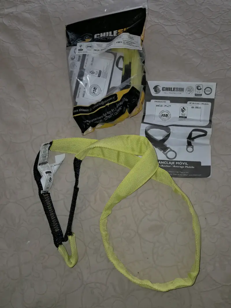 Anclaje móvil de seguridad Chilesin amarillo - 1