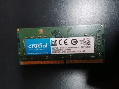 Memoria RAM Crucial 8GB DDR4 SODIMM - miniatura 1