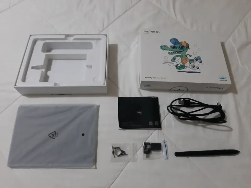 Tableta Gráfica Huion Inspiroy H640P con Lápiz - 1