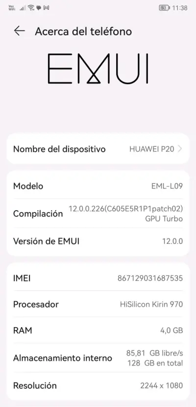 Huawei P20 128GB - miniatura 4