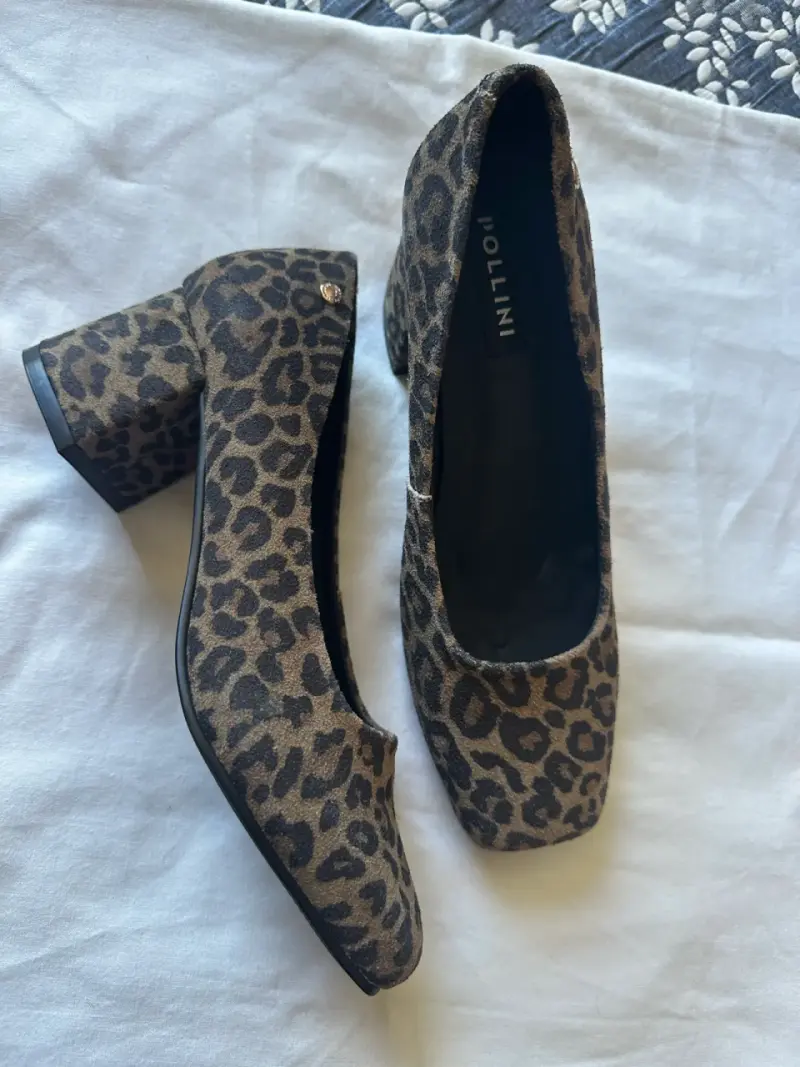 Zapatos de tacón Pollini con estampado animal print - 3