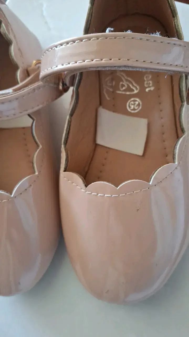Sandalias para niña con lazo brillantes - 2