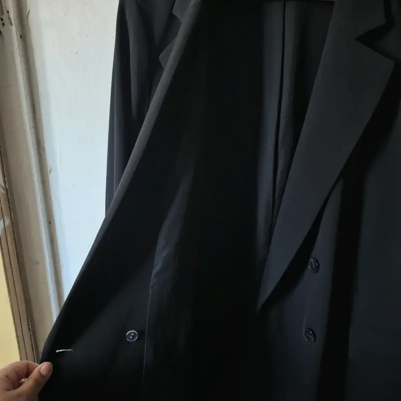Blazer negro de mujer talla XL - 4