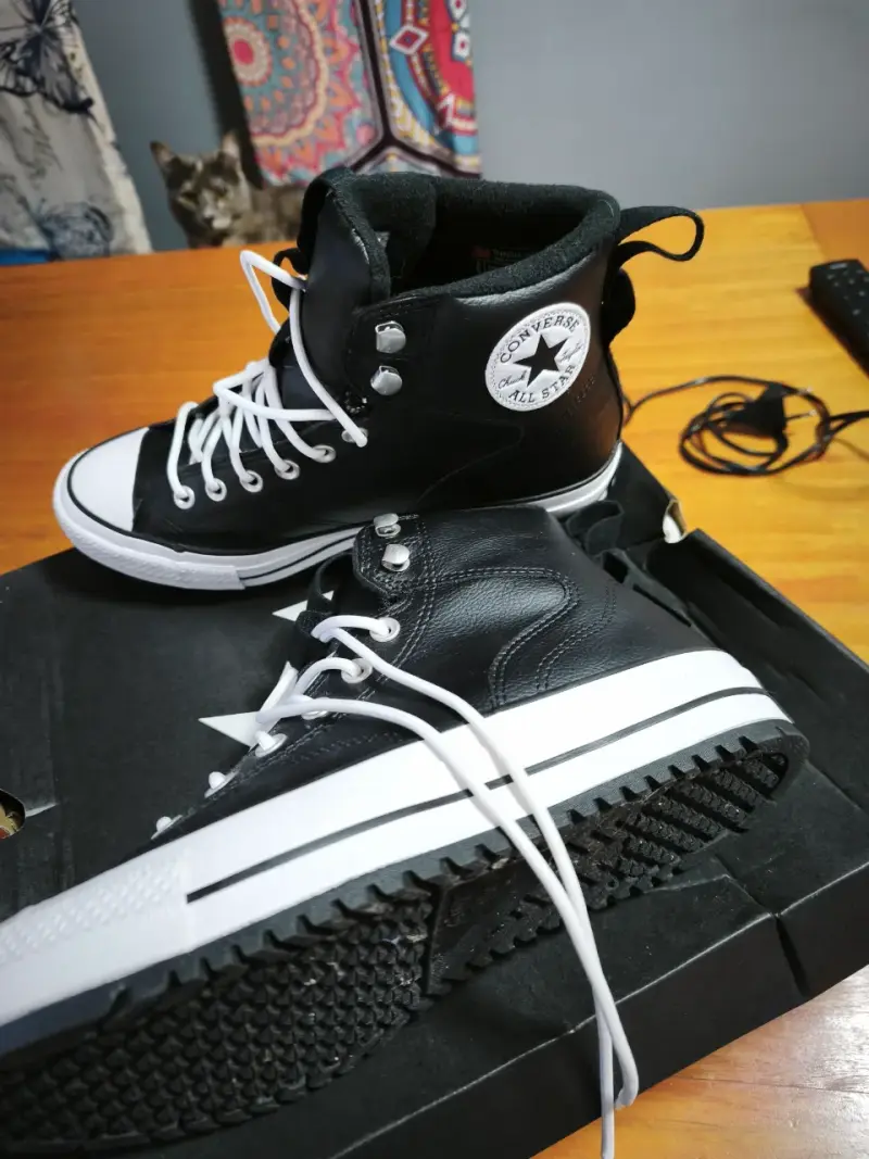 Zapatillas Converse Hiker Boot de cuero unisex - 4
