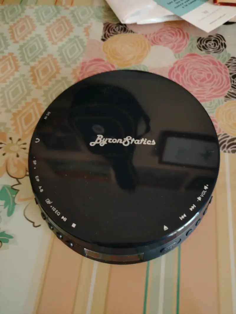 Reproductor de CD portátil Byron Statics negro - 1