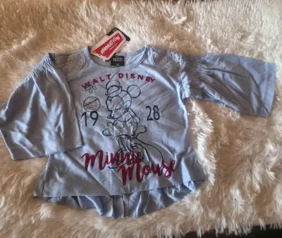Polera Disney Minnie Mouse para niña celeste - miniatura 2