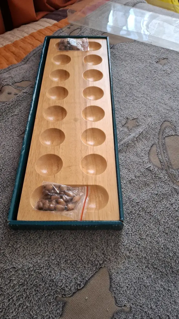 Juego de mesa Mancala de madera