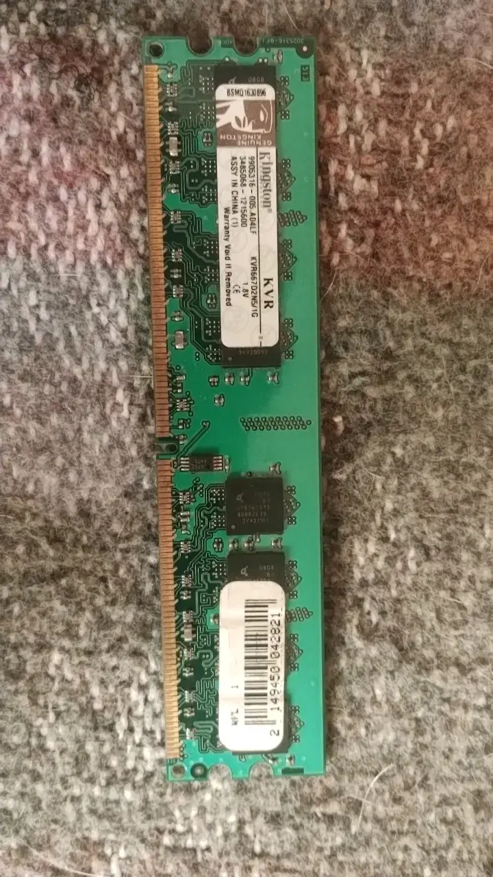 Memoria RAM Kingston 1GB DDR2 800MHz