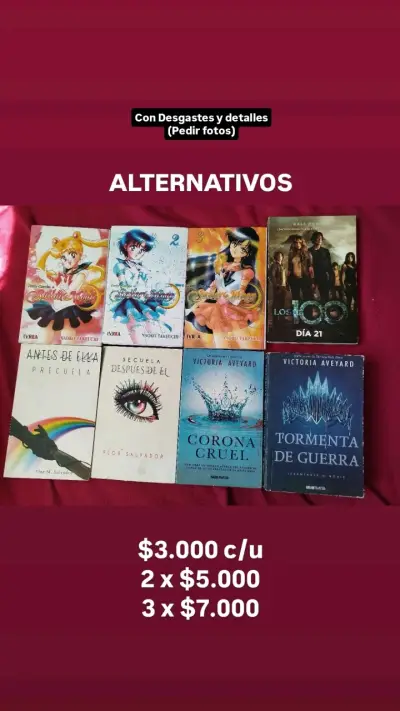 Colección de libros y mangas variados con desgaste - miniatura 1