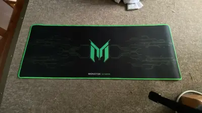 Teclado de membrana Machine y mause pad Monster Ga - miniatura 2