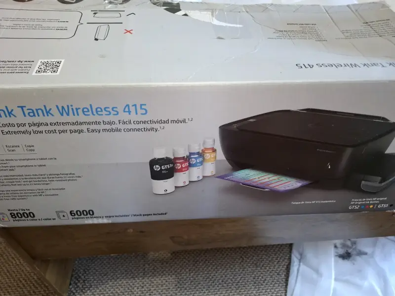 Impresora HP Ink Tank Wireless 415 con conectividad móvil - 3