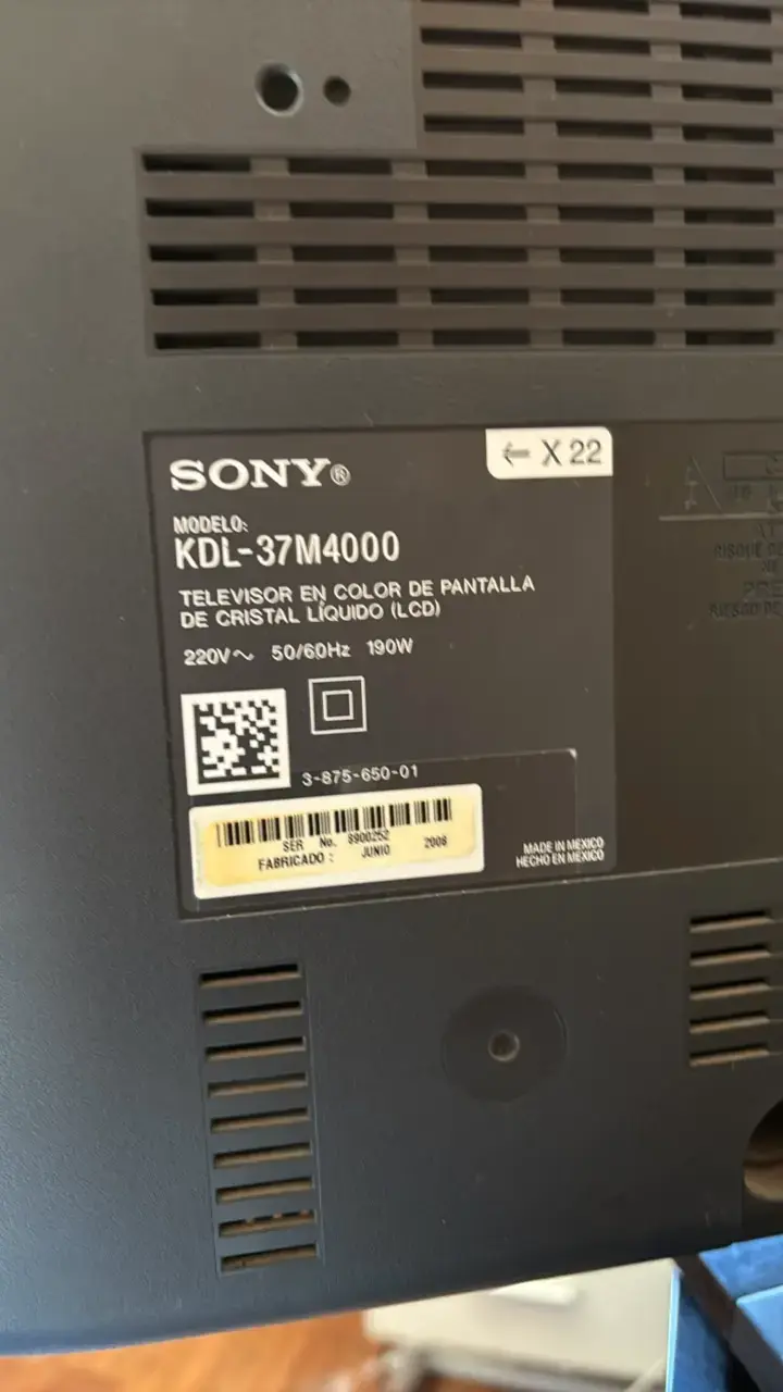 Televisor Sony LCD 37 pulgadas modelo KDL-37M4000 - 2