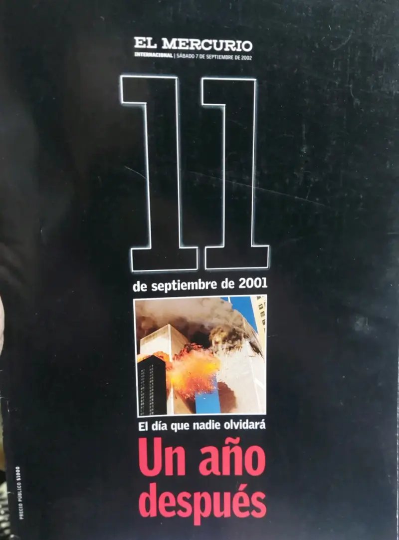 Revistas El Mercurio 11 de Septiembre 2001 - 1