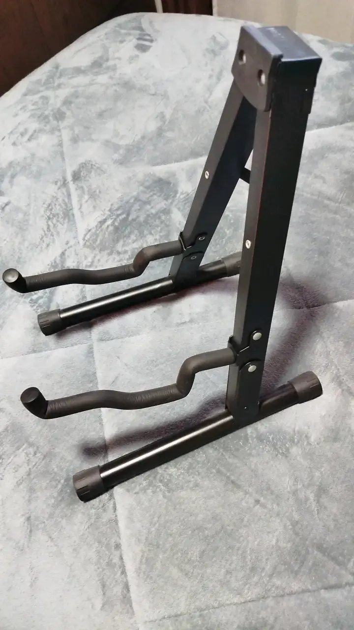 Soporte plegable para guitarra o bajo