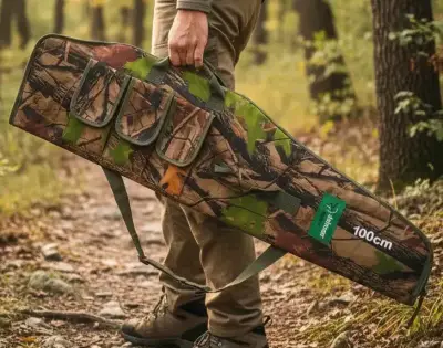 Funda camuflada para rifle 100cm Transporte - miniatura 4