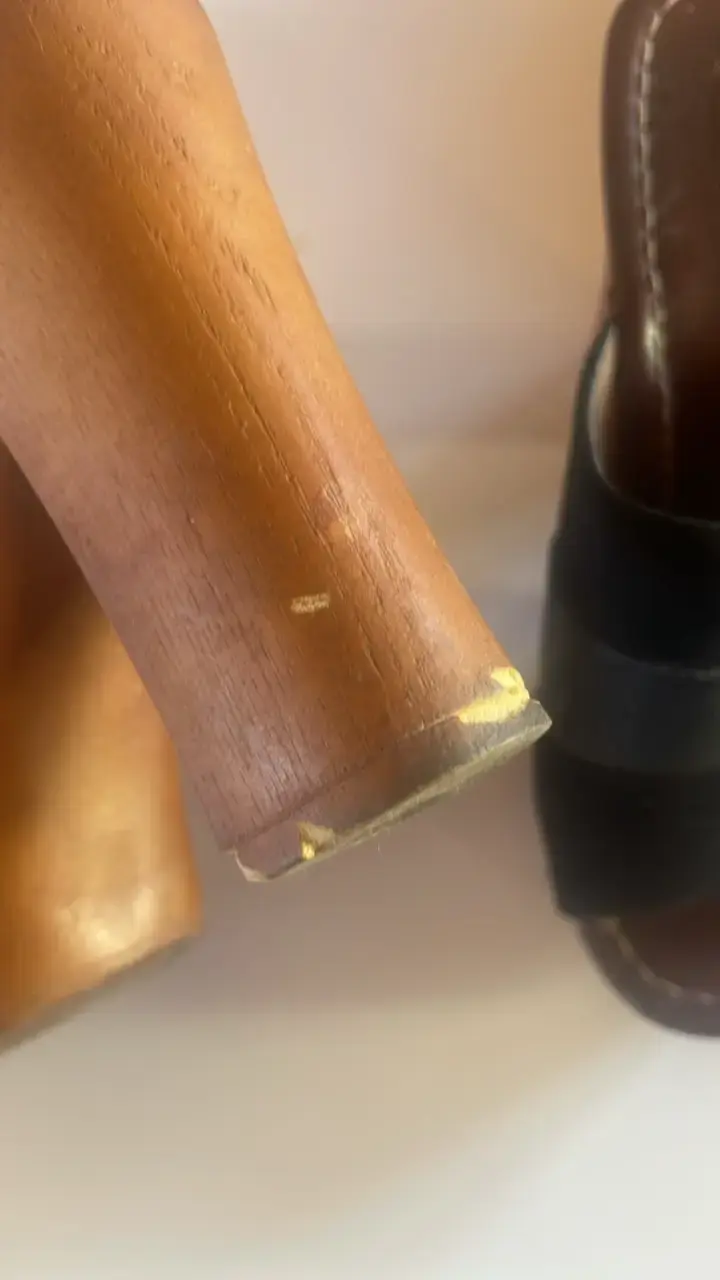 Sandalias de tacón ancho negras para mujer - 3