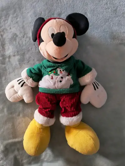 Peluche de Mickey Mouse navideño Disney - miniatura 1