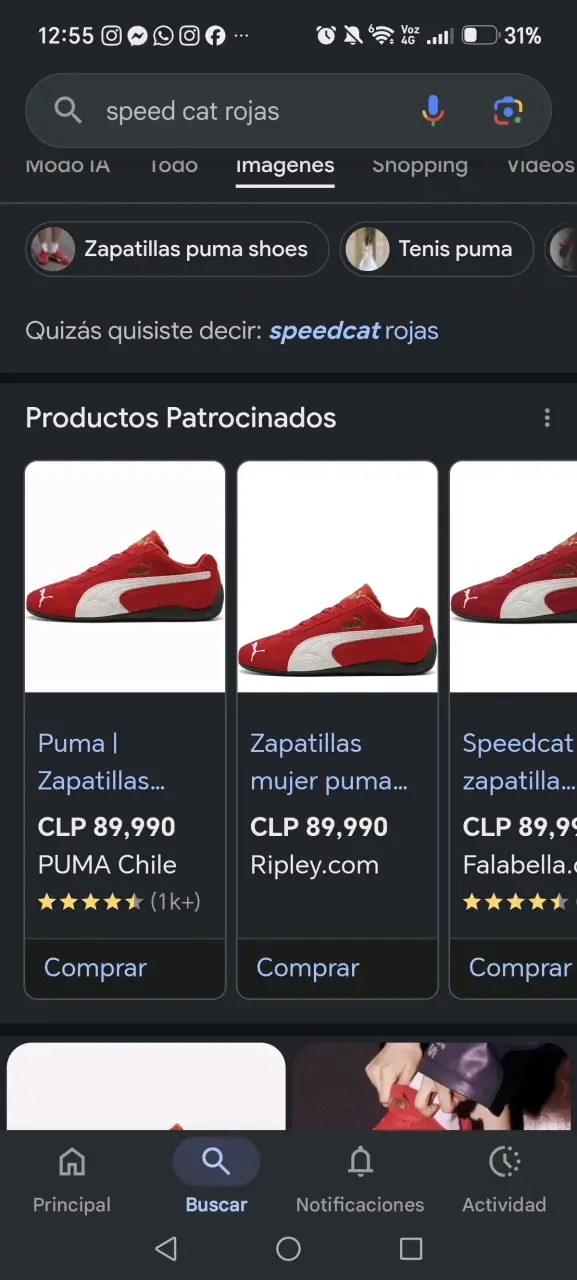 Zapatillas Puma speedcat rojas - 5