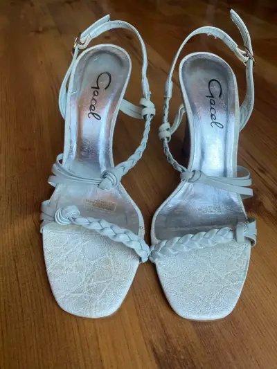 Sandalias de cuña Gracel color gris - miniatura 4