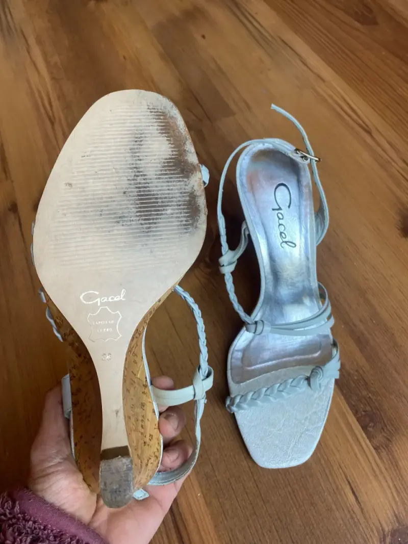Sandalias de cuña Gracel color gris - 6