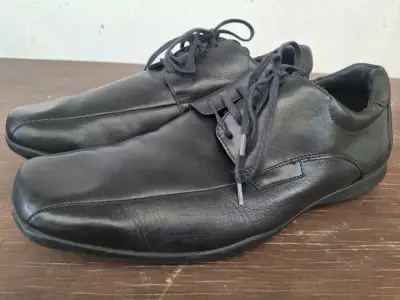 Zapatos de vestir negros para hombre Guante - miniatura 1