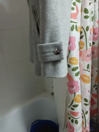 Chaqueta gris de lana Basement - miniatura 3
