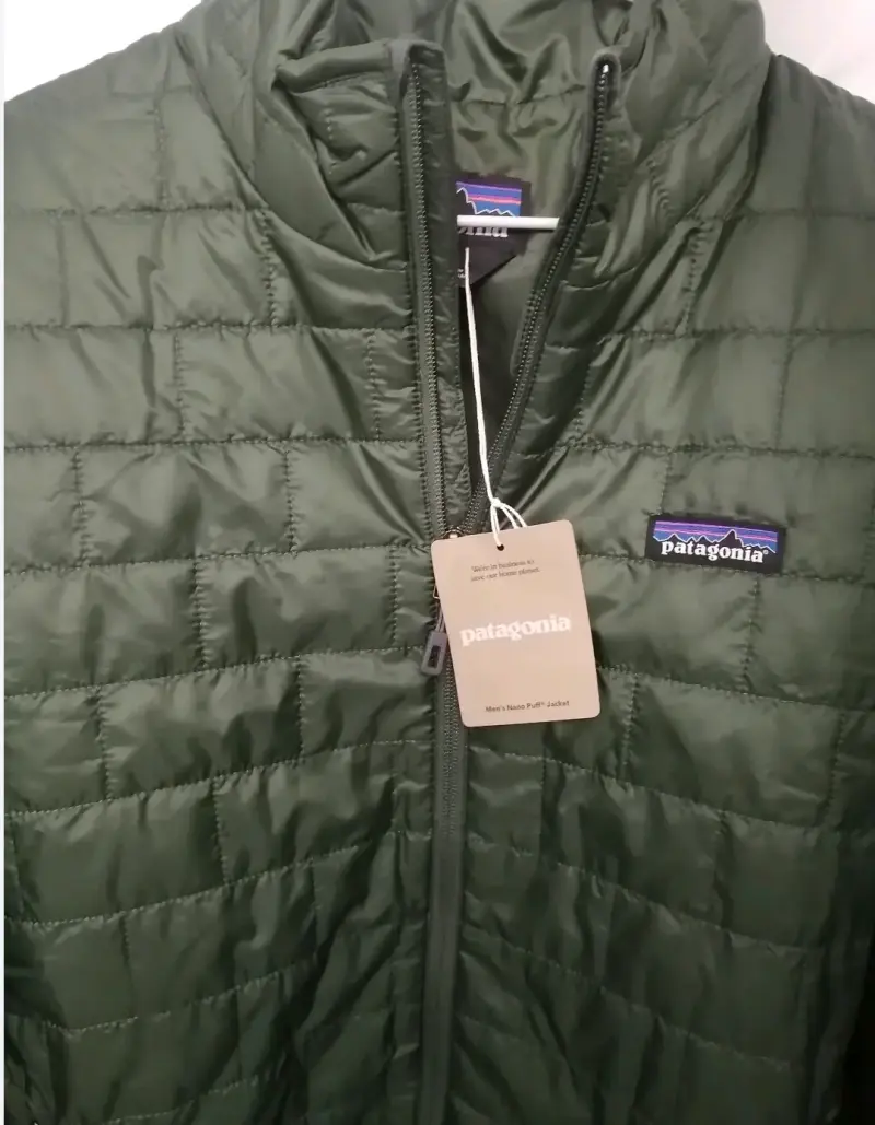 Chaqueta Patagonia verde, hombre, nueva - 3