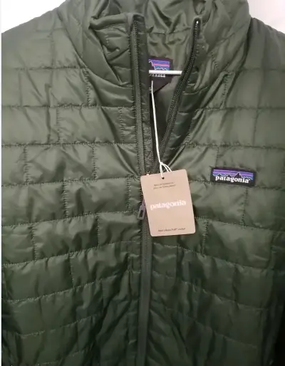 Chaqueta Patagonia verde, hombre, nueva - miniatura 3