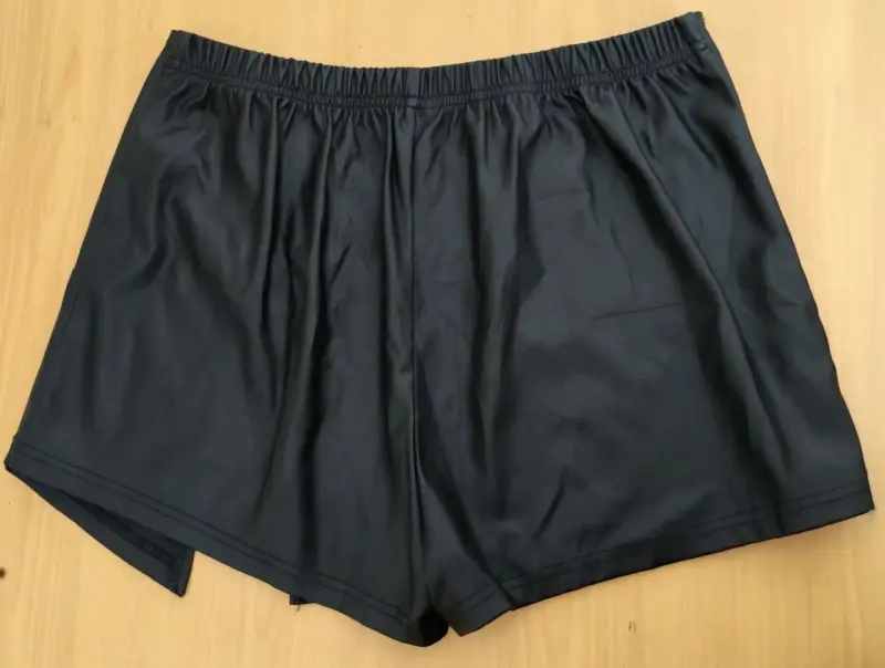Falda corta negra con cierre lateral Shein - 3