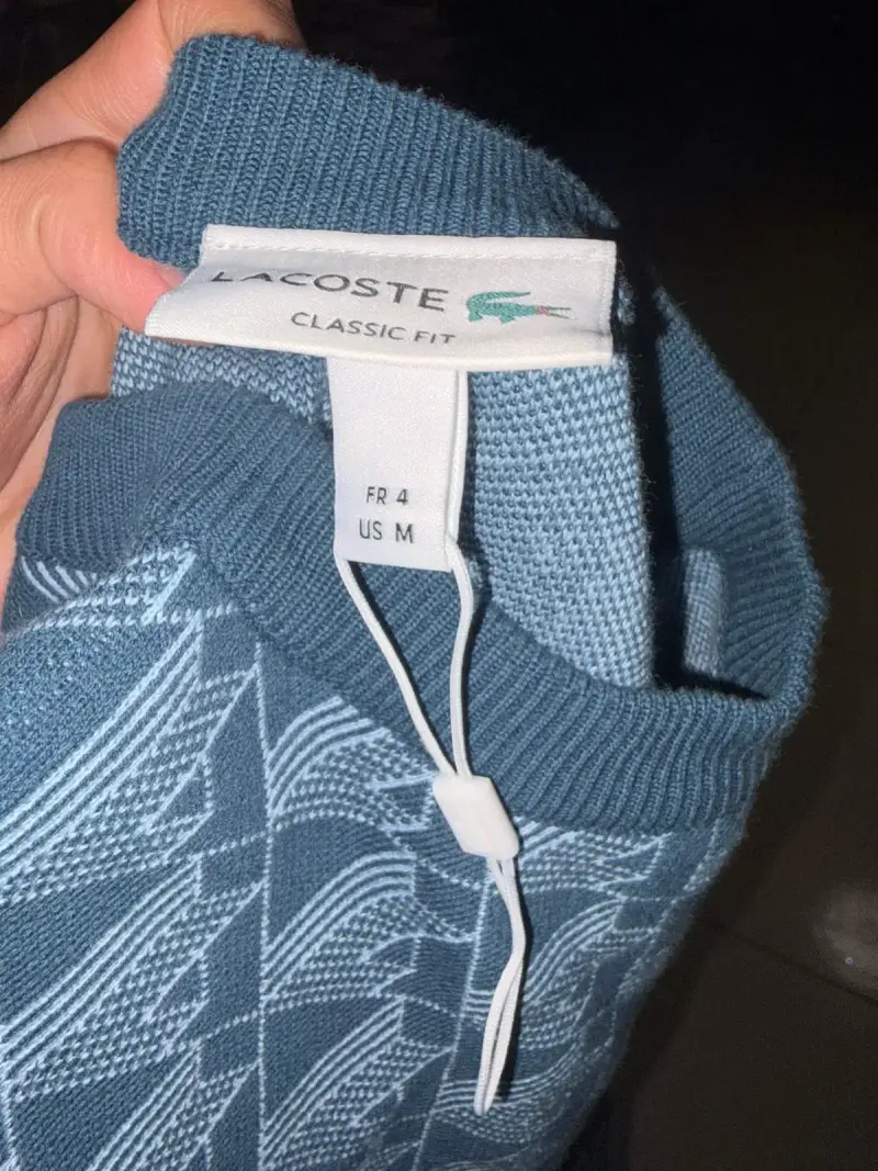 Suéter Lacoste azul Original - 2