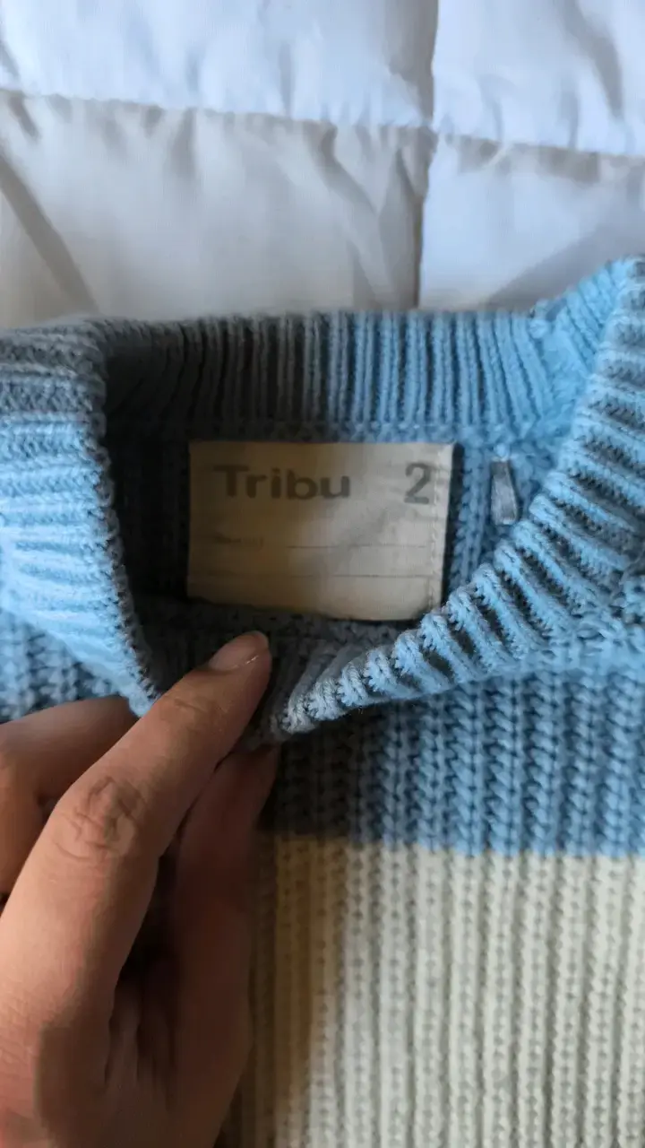 Suéter de lana para niño Tribu a rayas - 2