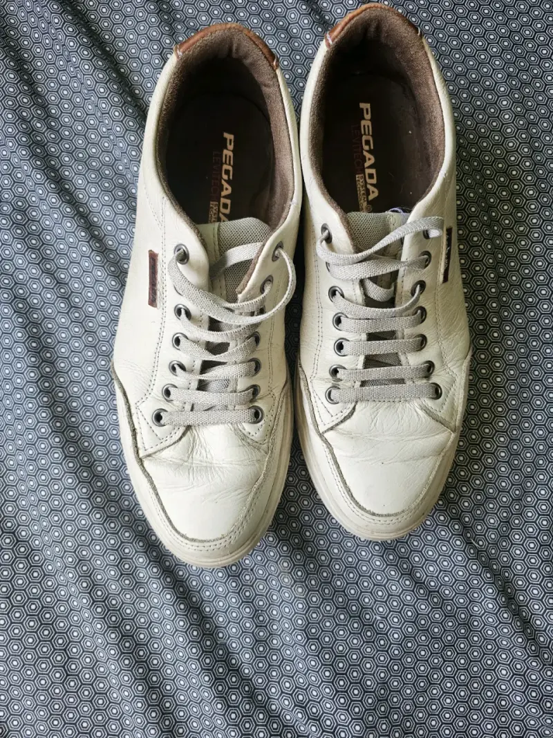 Zapatillas casuales blancas Pegada para hombre - 1