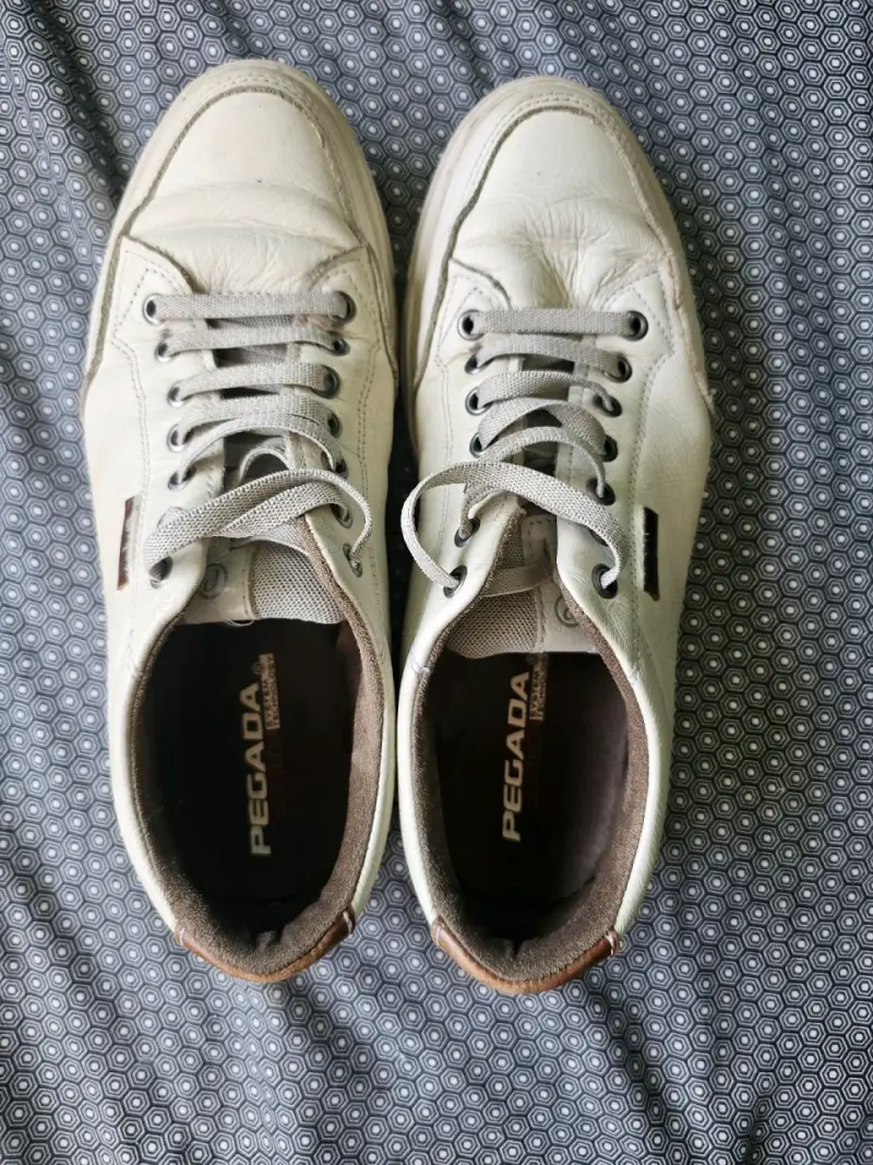 Zapatillas casuales blancas Pegada para hombre - 3
