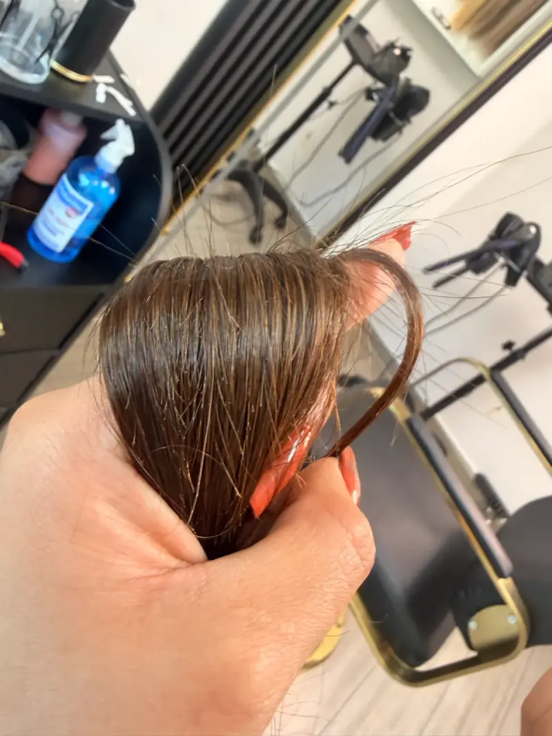 Extensiones de cabello natural castaño oscuro 60 c - 3