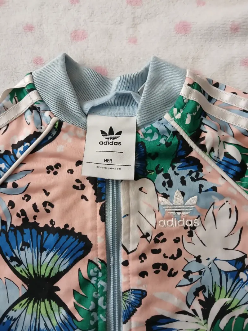 Polerón gris Adidas para niña - 4