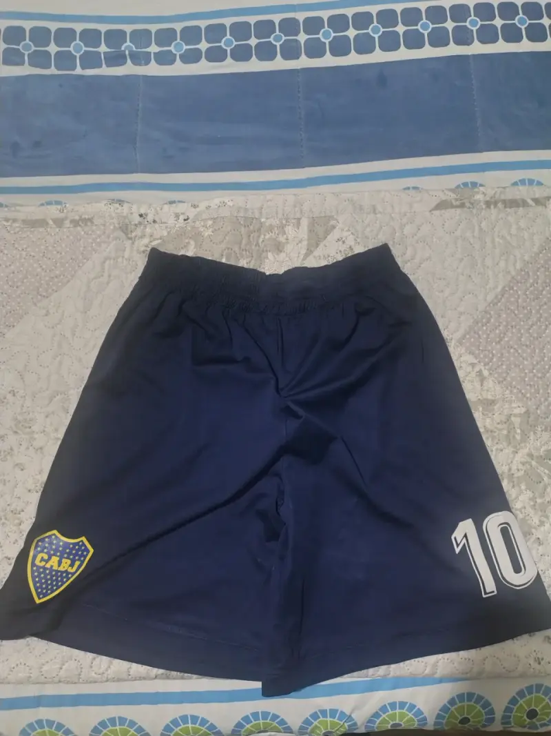Short deportivo CABJ azul con número 10 - 1