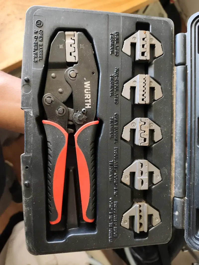 Juego de alicates de crimpado Würth - 1