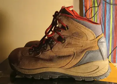 Botas de montaña impermeables Columbia marrón - miniatura 1