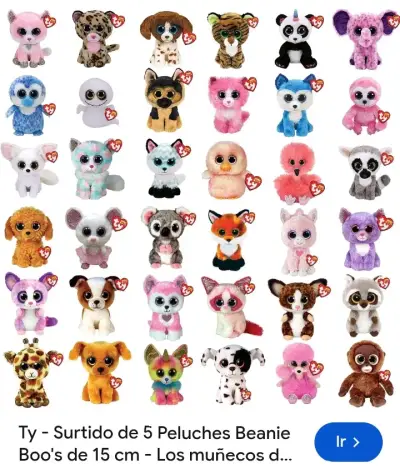 Colección de peluches Ty Beanie Babies - miniatura 3
